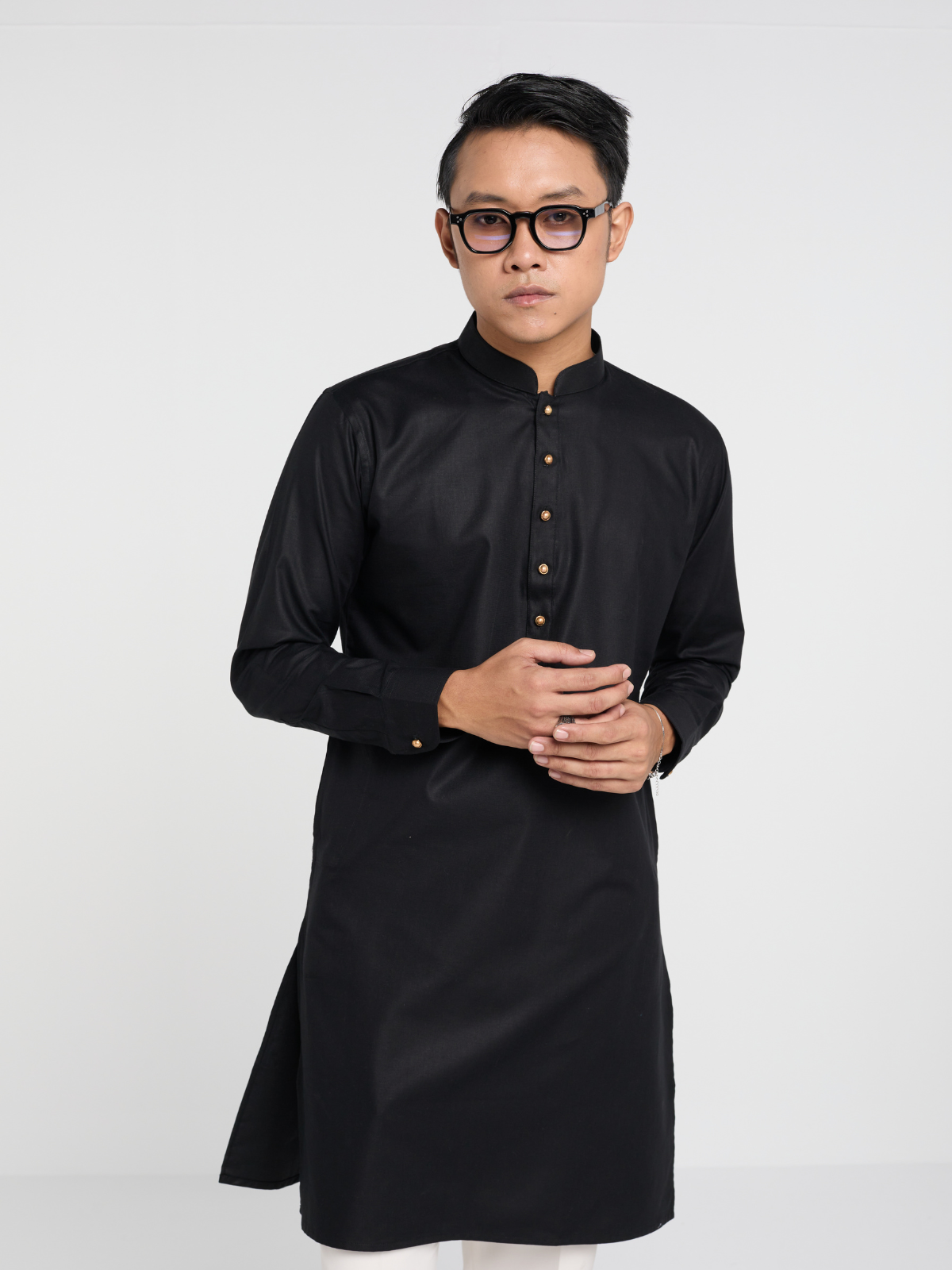 Black Single Kurta
