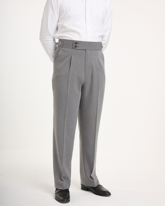 Light Ash Formal Trouser Double Button