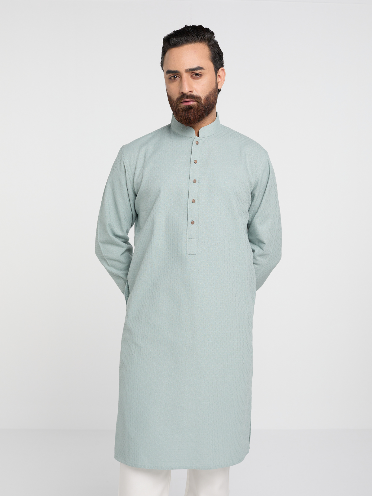 Mint Textured Kurta