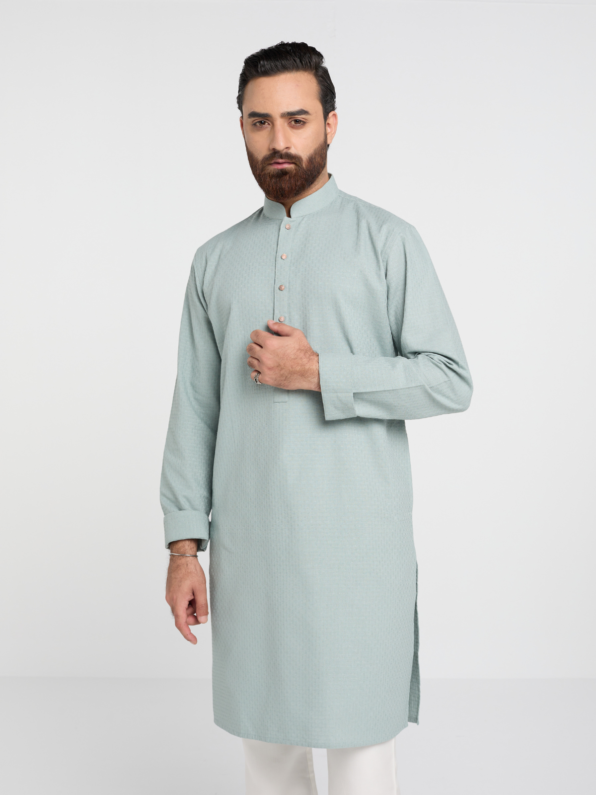 Mint Textured Kurta