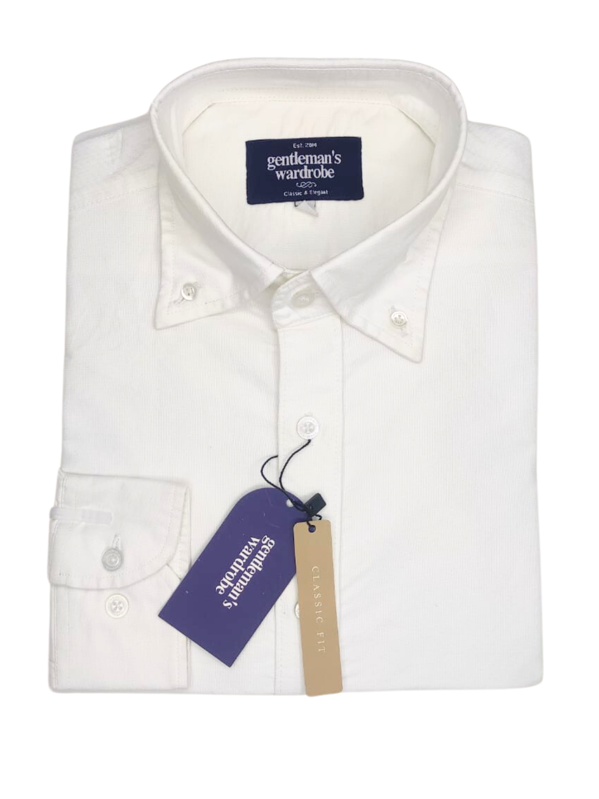 White Button Down Formal Shirt