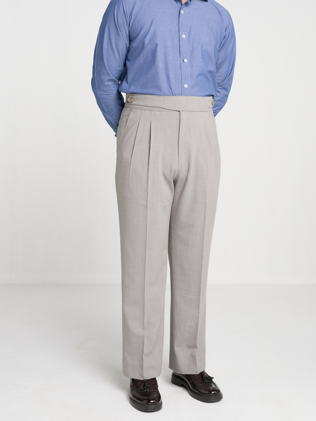 Sand Grey Formal Trouser