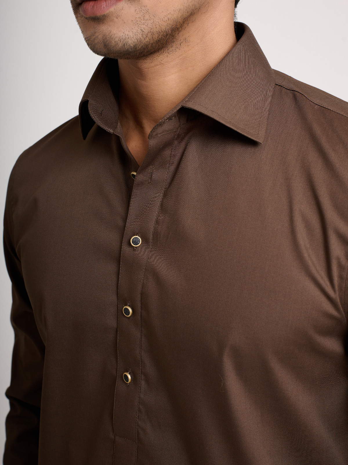 Coffee Short Kurta Set