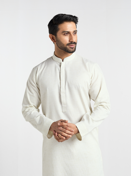 Mint Patterned Basic Kurta