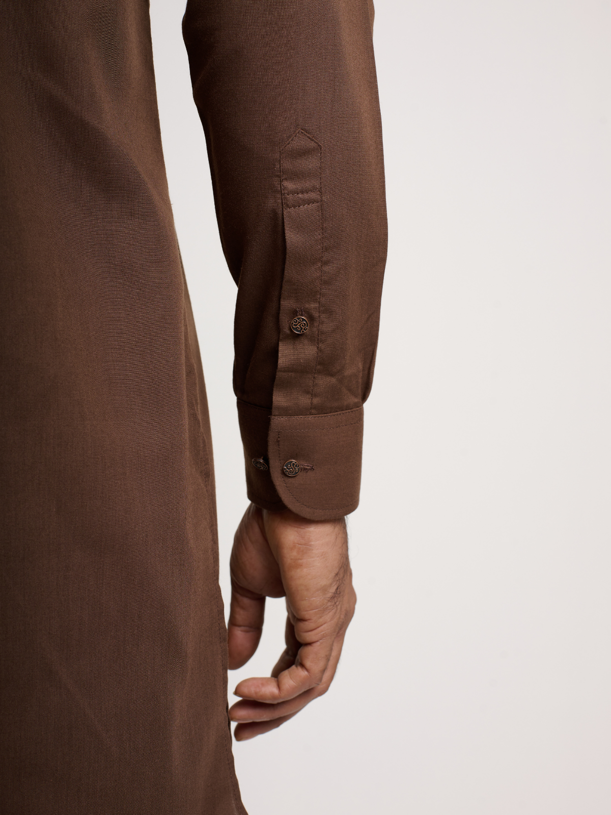 Brown Short Kurta Set