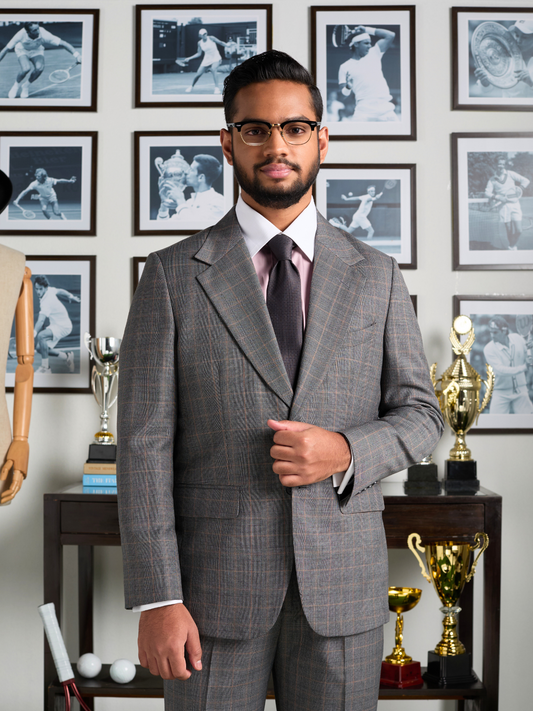 Grey Glen Check Blazer