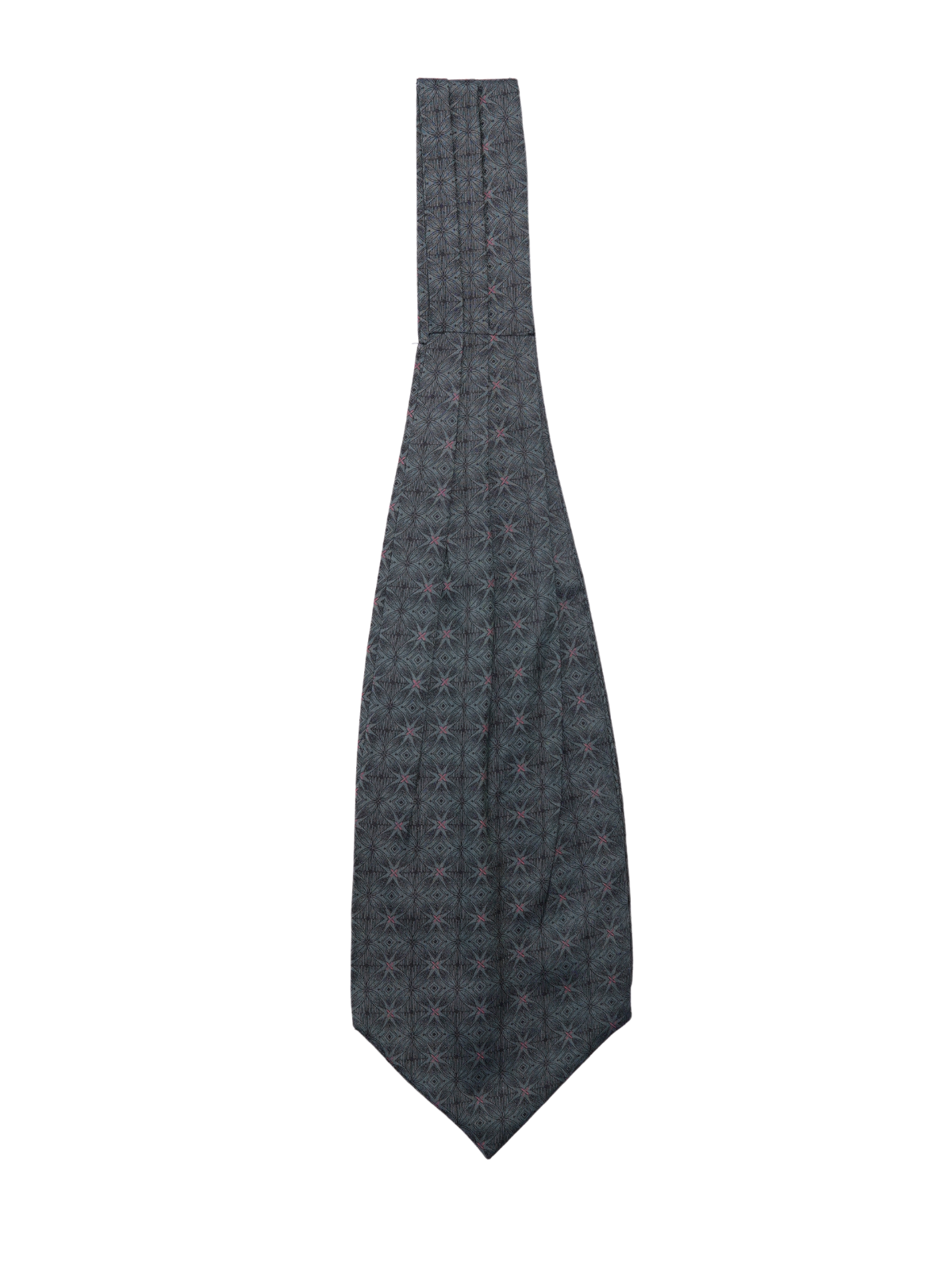 Burgundy Patterned Ascot