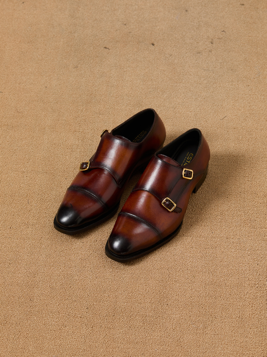 Mayfair Double Monk : Mustard Solid