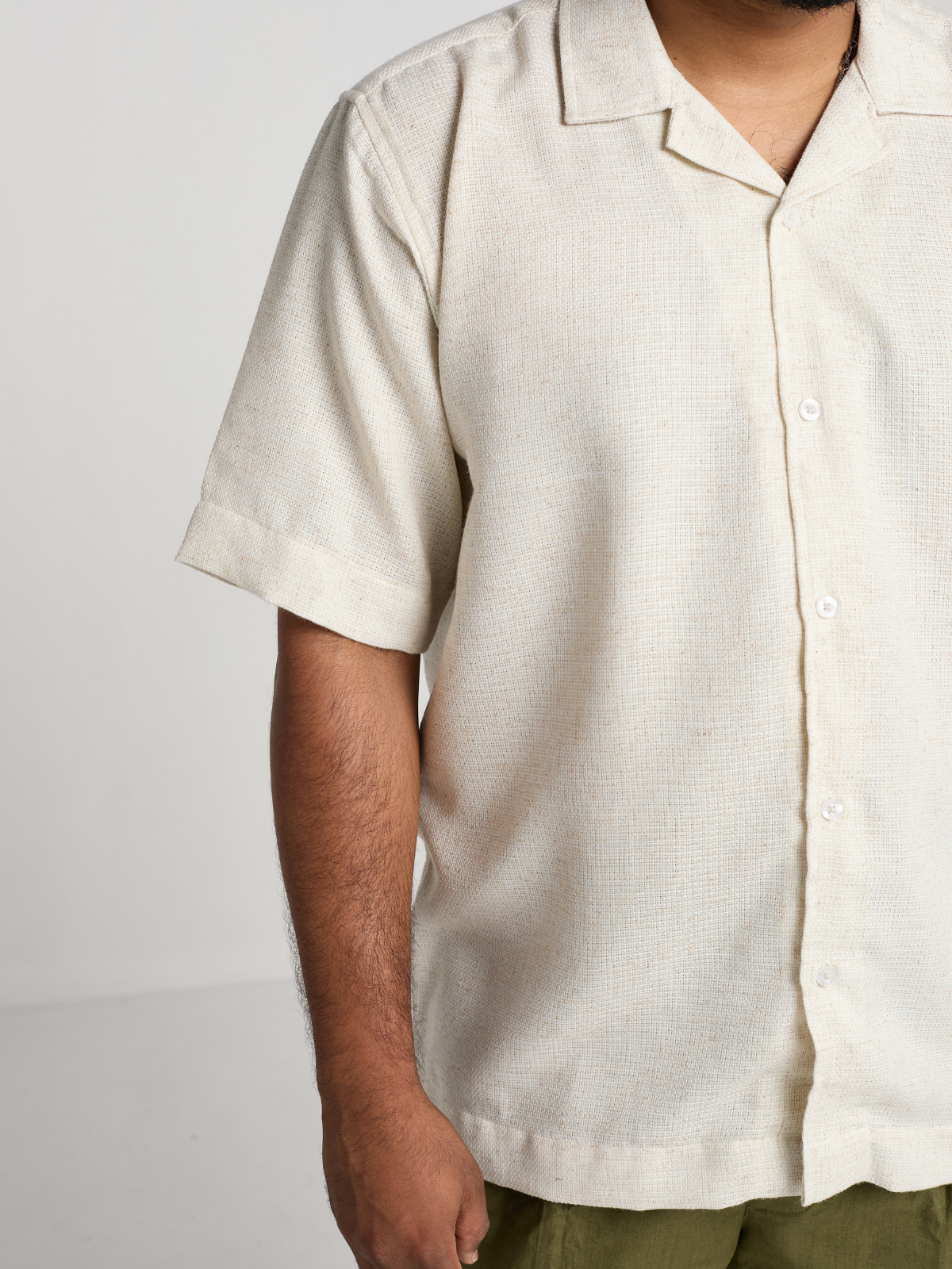 Beige Cuban Shirt