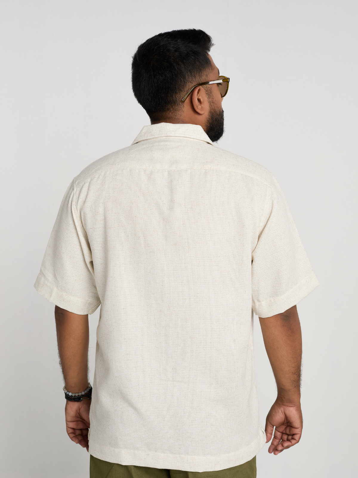 Beige Cuban Shirt