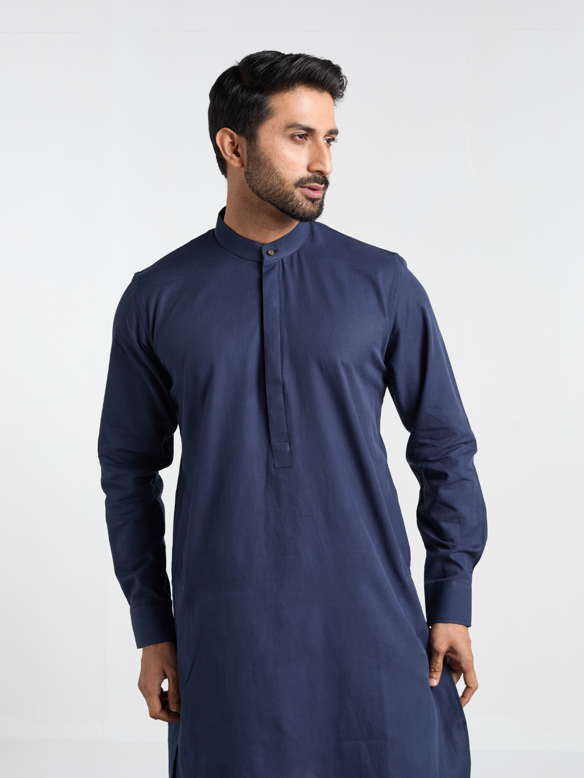 Blue Slim Kabli Suit