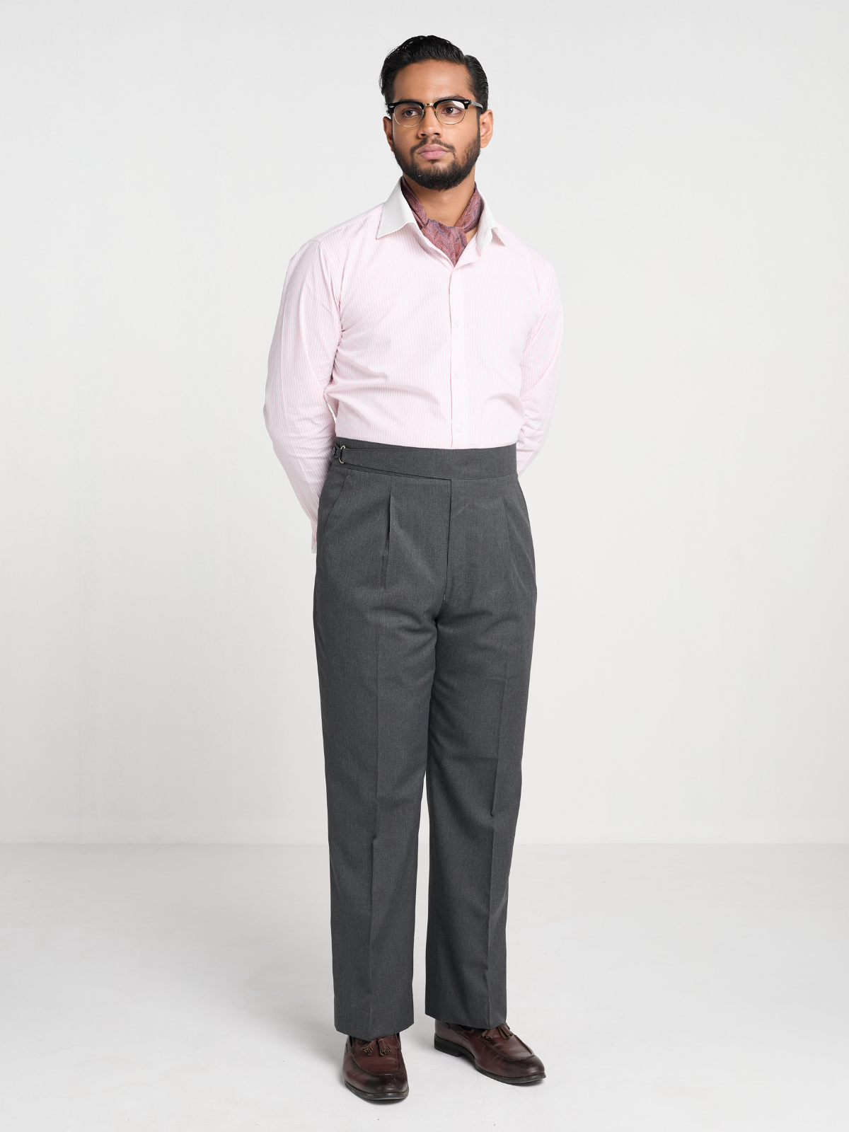 Charcoal Grey Formal Trouser
