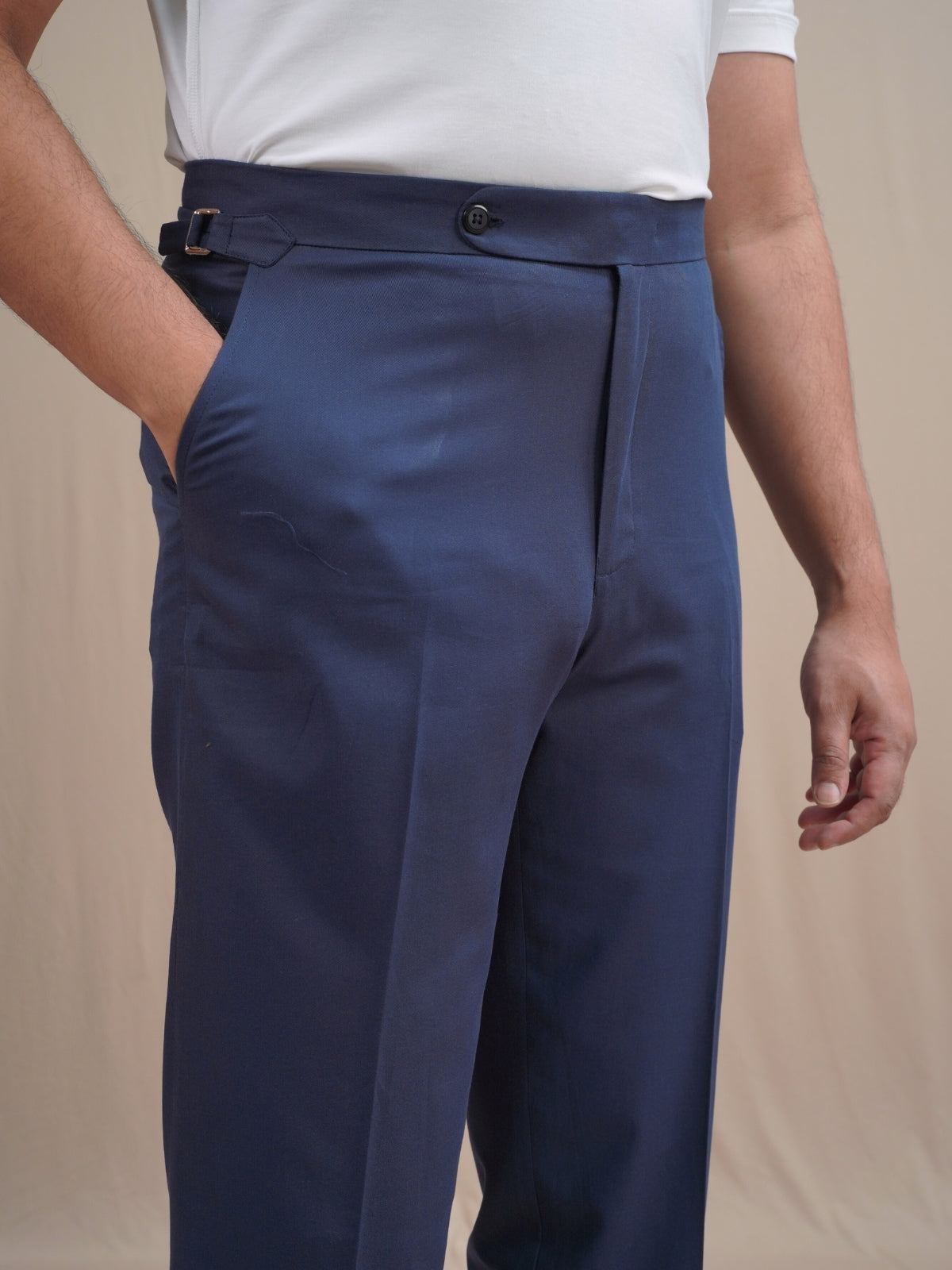 Navy Kabli & Pant Set