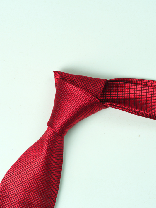 Red Silk Tie