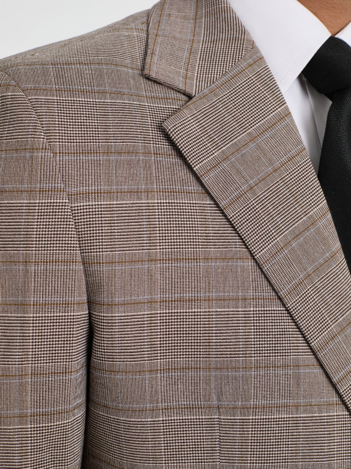 Tobacco Glen Check Blazer