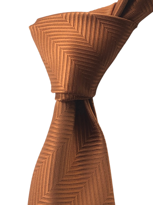 Chestnut Subtle Stripe Tie