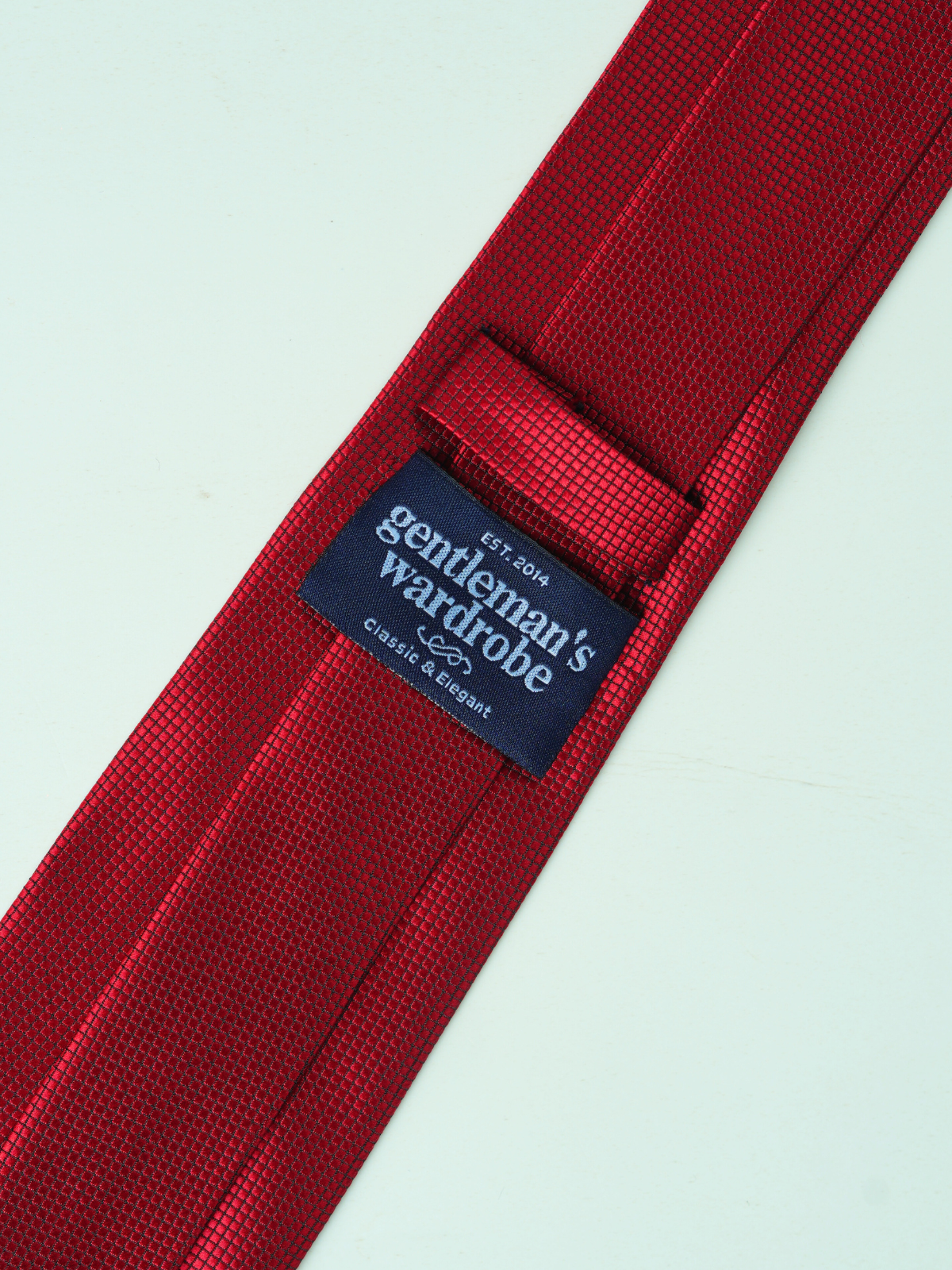 Red Silk Tie