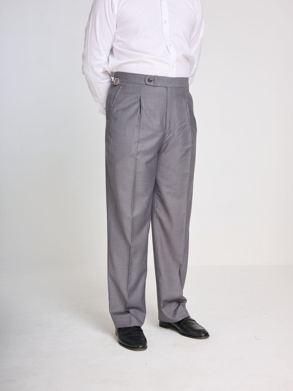 Ash Grey Side-Adjuster Trouser