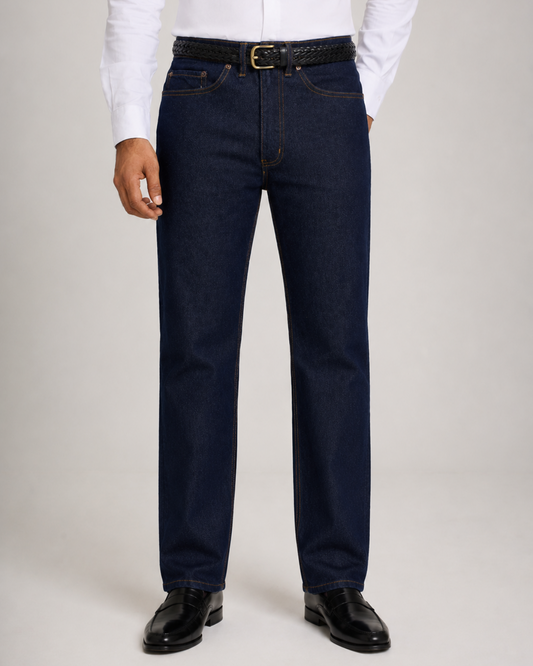 Dark Indigo Straight Fit Jeans