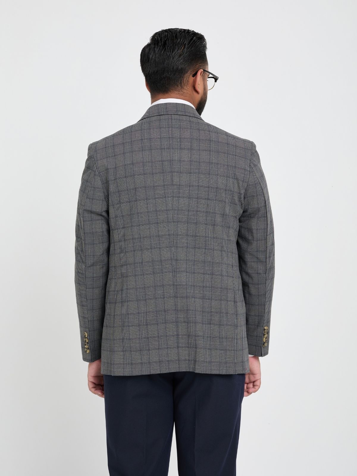 Charcoal Glen Check Blazer