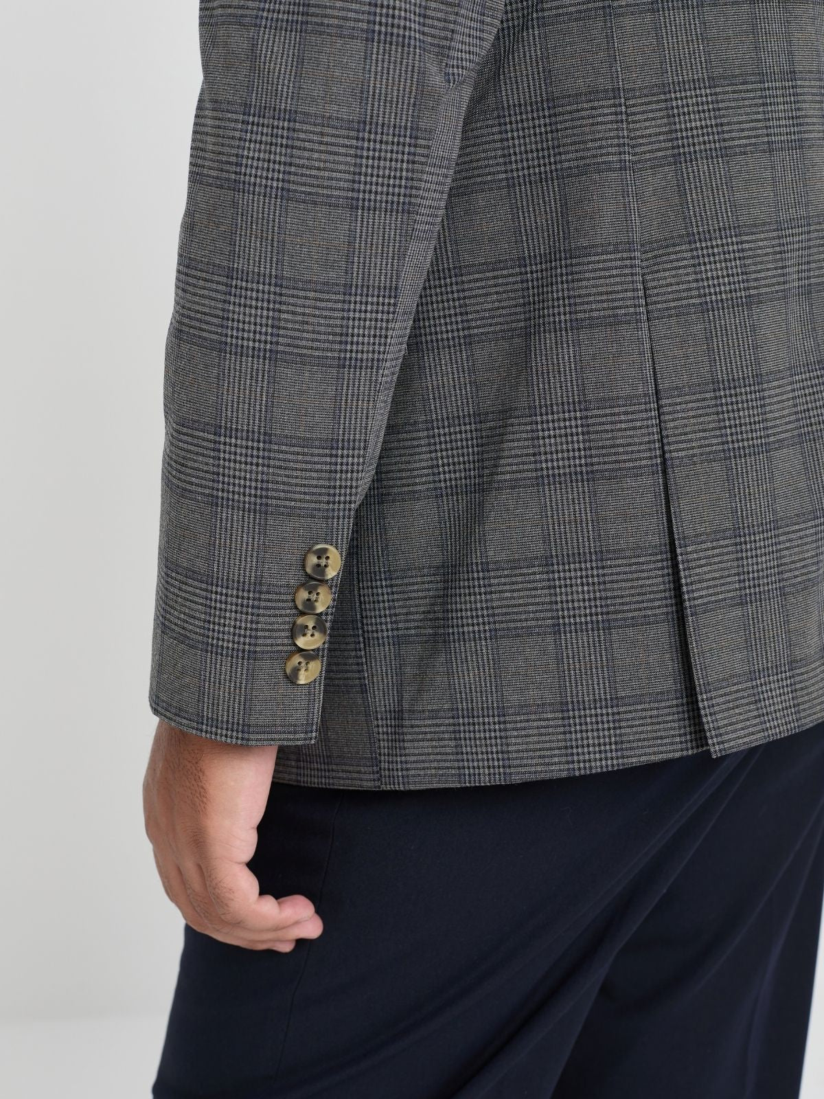Charcoal Glen Check Blazer