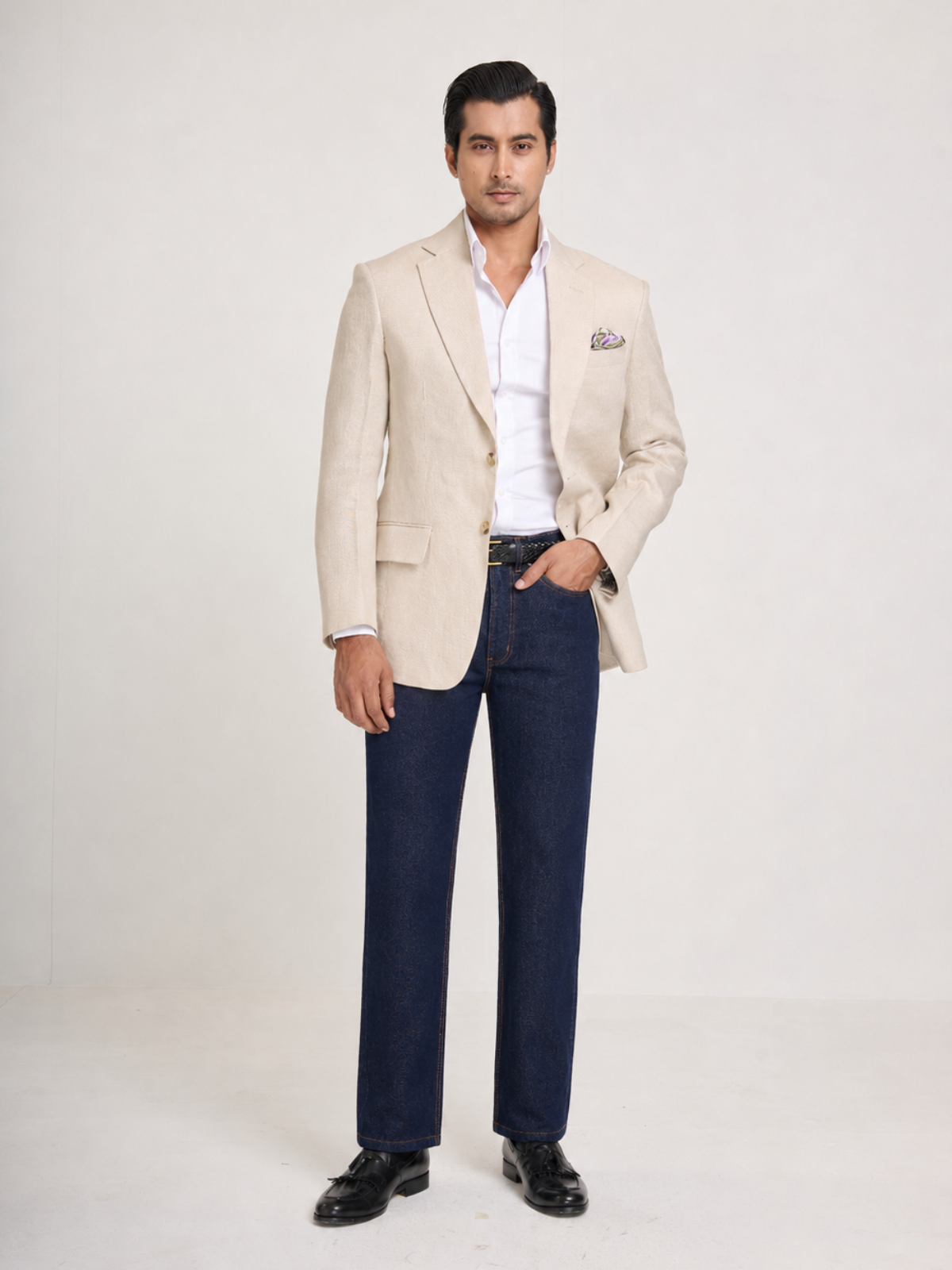 Dark Indigo Straight Fit Jeans