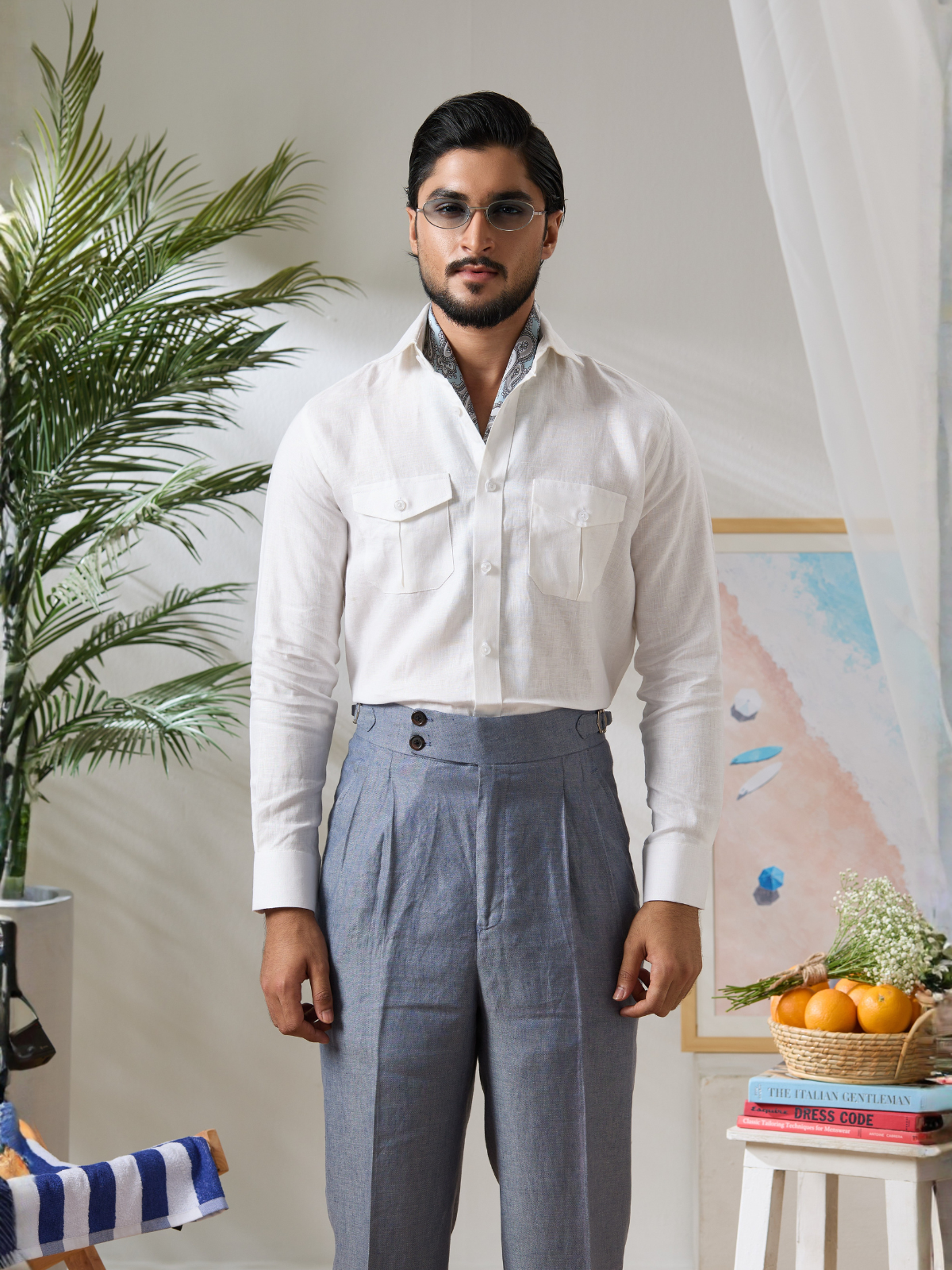White Safari Shirt