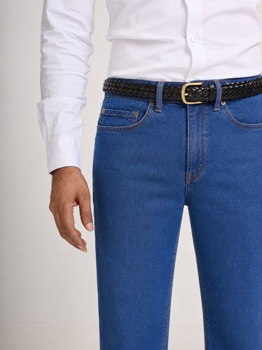 Light Blue Straight Fit Jeans