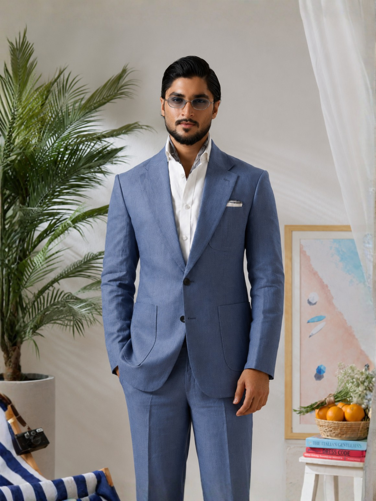 Chambray Blazer