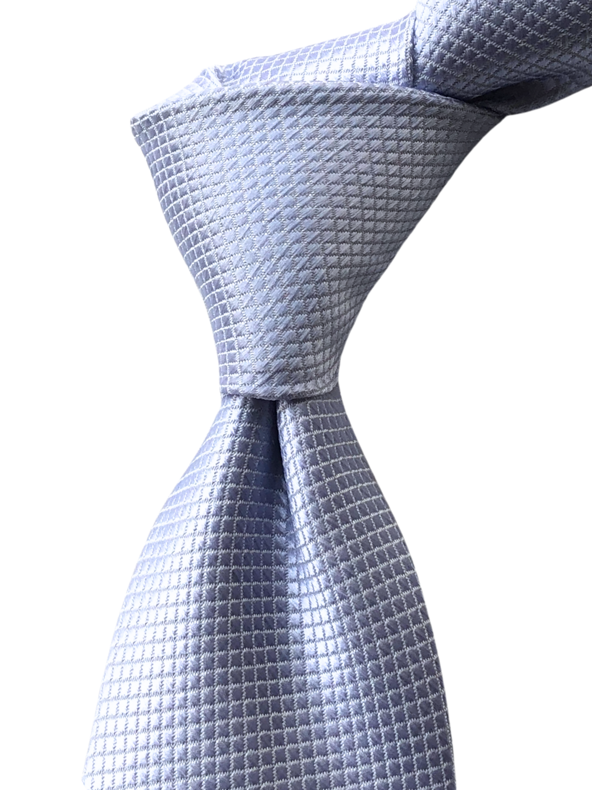 Powder Blue Subtle Check Tie