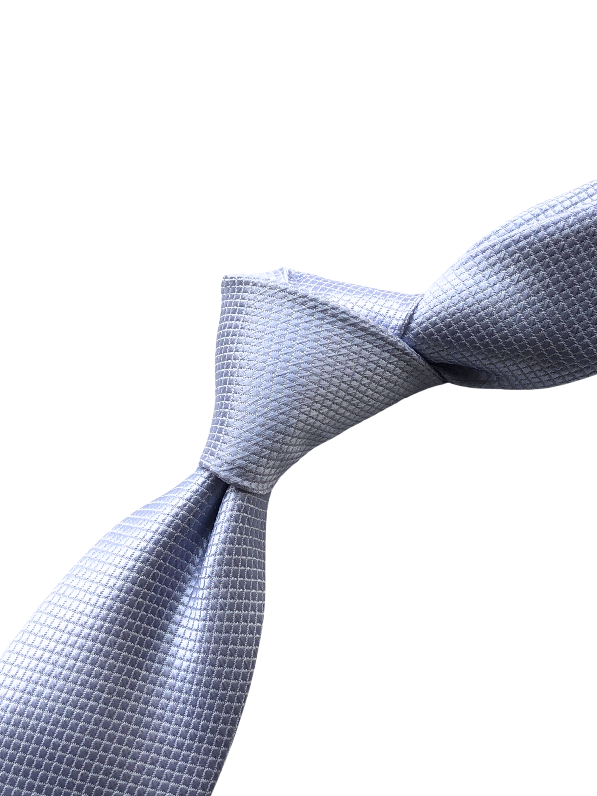 Powder Blue Subtle Check Tie