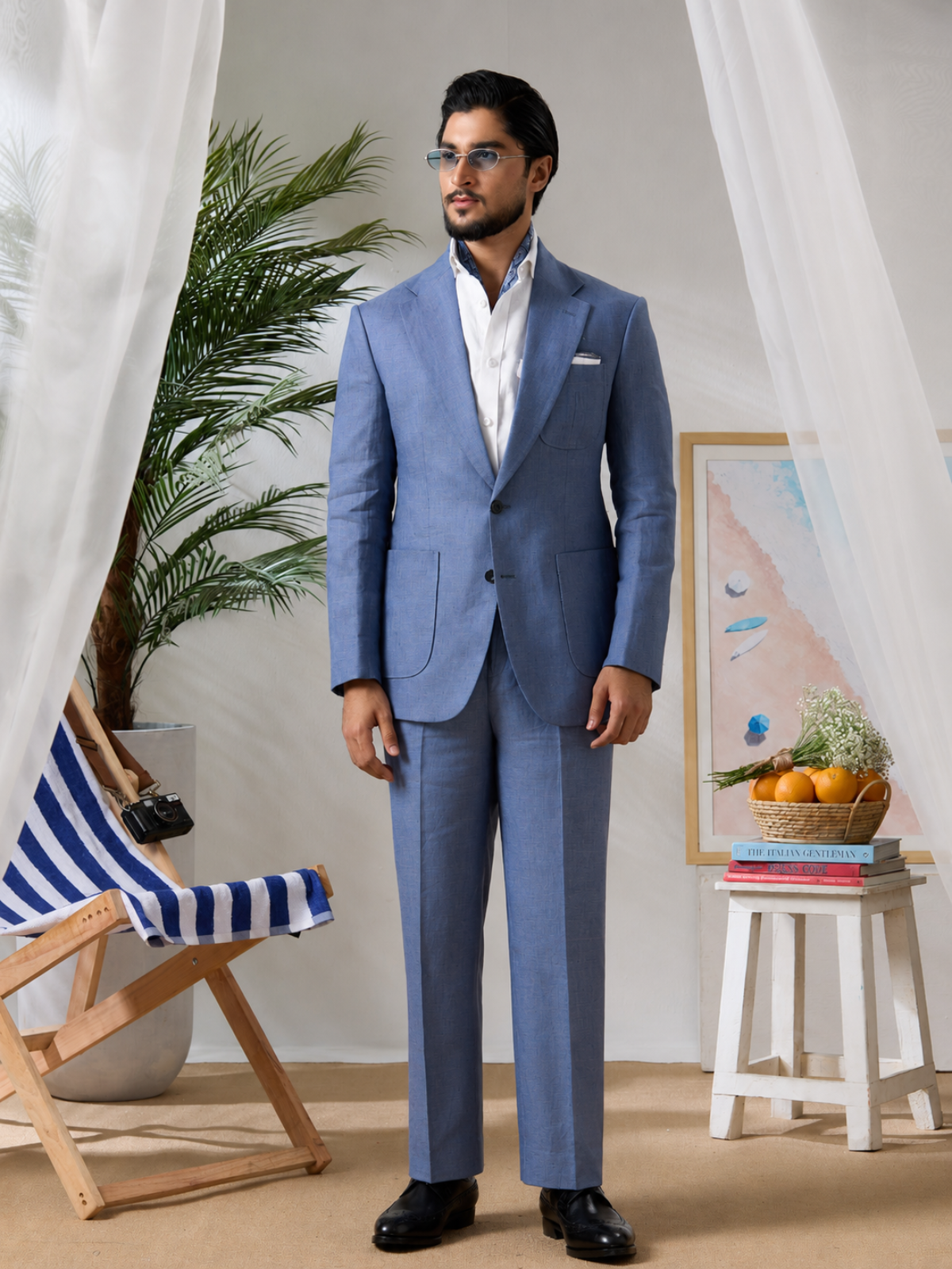 Chambray Blazer