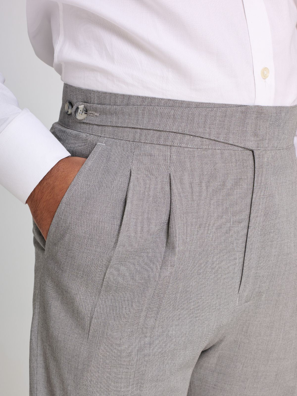 Light Grey Gurkha Trouser