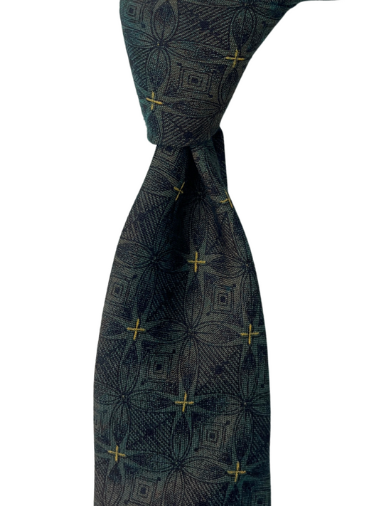 Yellow Patterned Tie