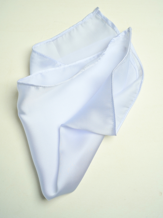 White Pocket Square
