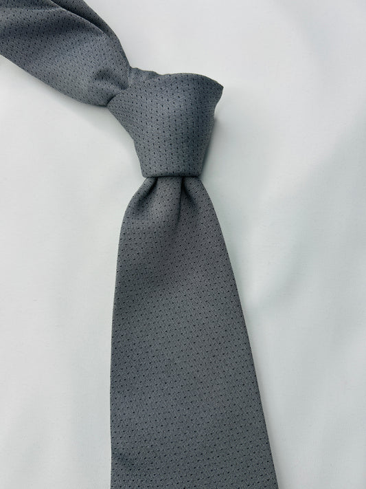 Ash polka dot tie