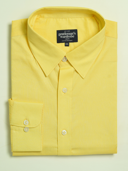 Yellow Formal Shirt