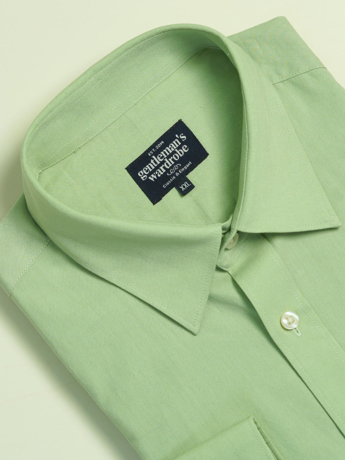 Pastal Green Formal Shirt