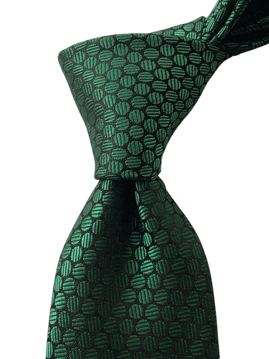 Green Printed Tie