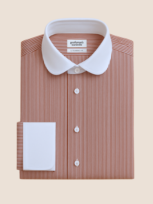 Winchester Maroon Stripe Formal Shirt