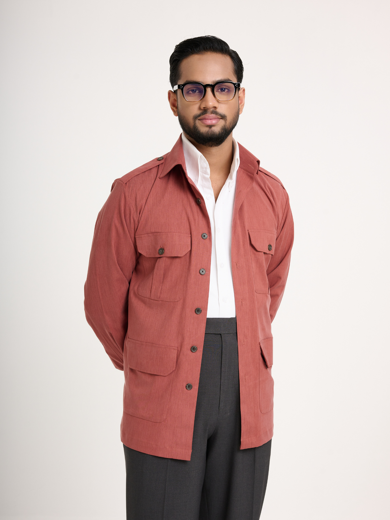 Terracotta Field Shacket