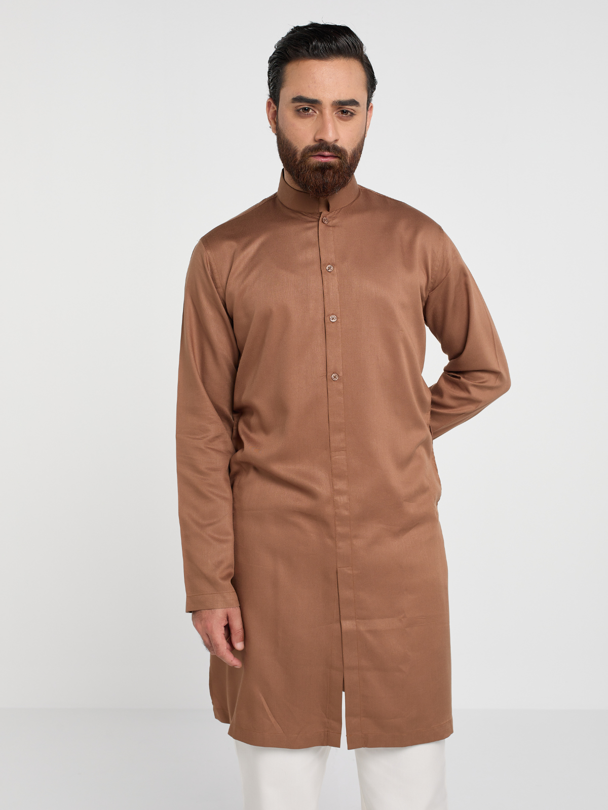 Terracotta Sherwani Cut Kurta