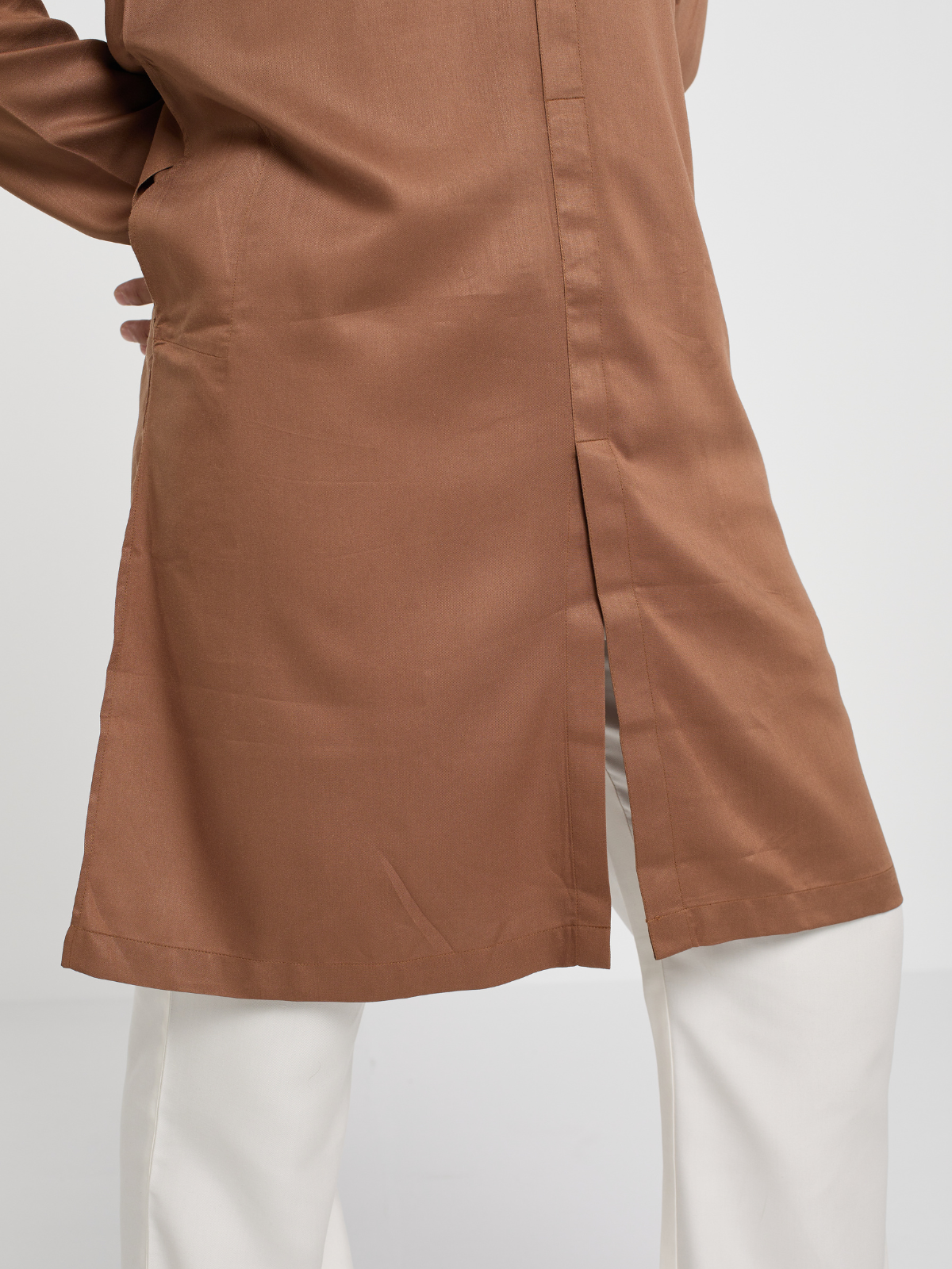 Terracotta Sherwani Cut Kurta