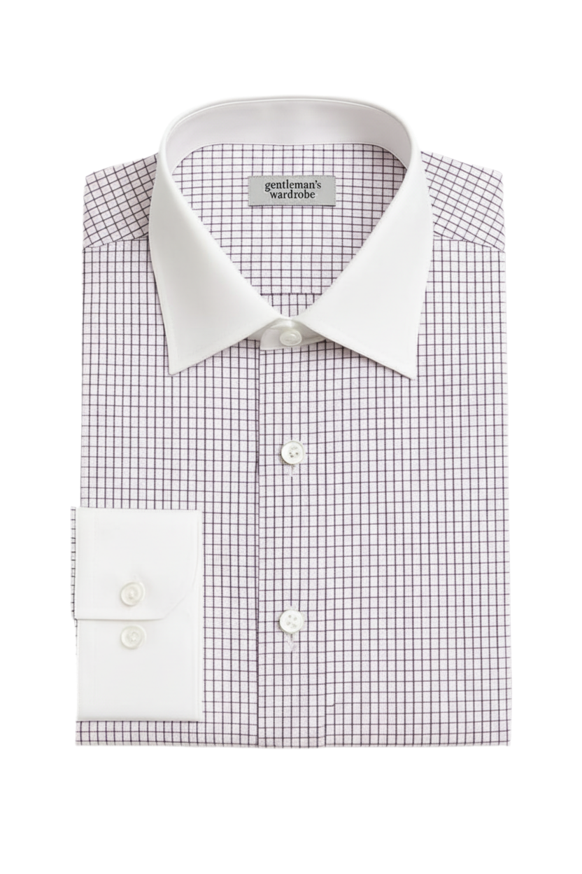 Winchester Purple Chalk Formal Shirt