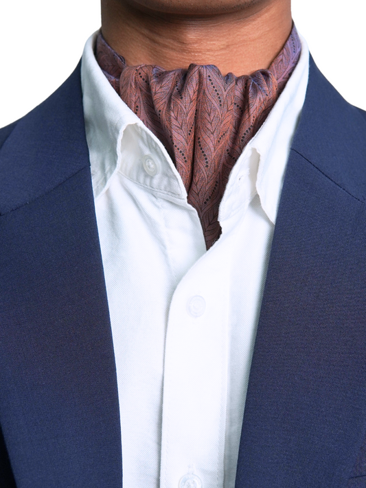 Pink Patterned Ascot