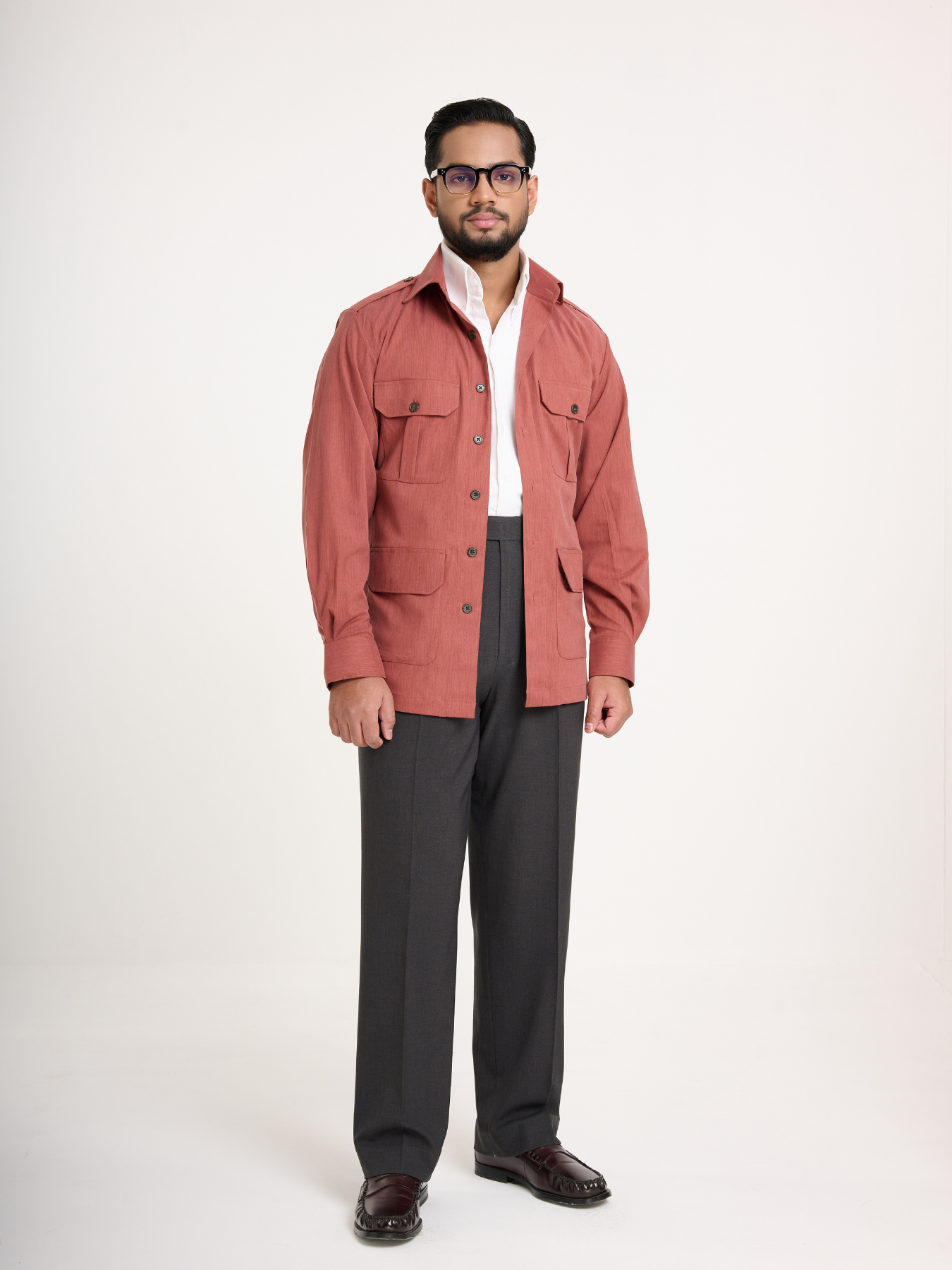 Terracotta Field Shacket