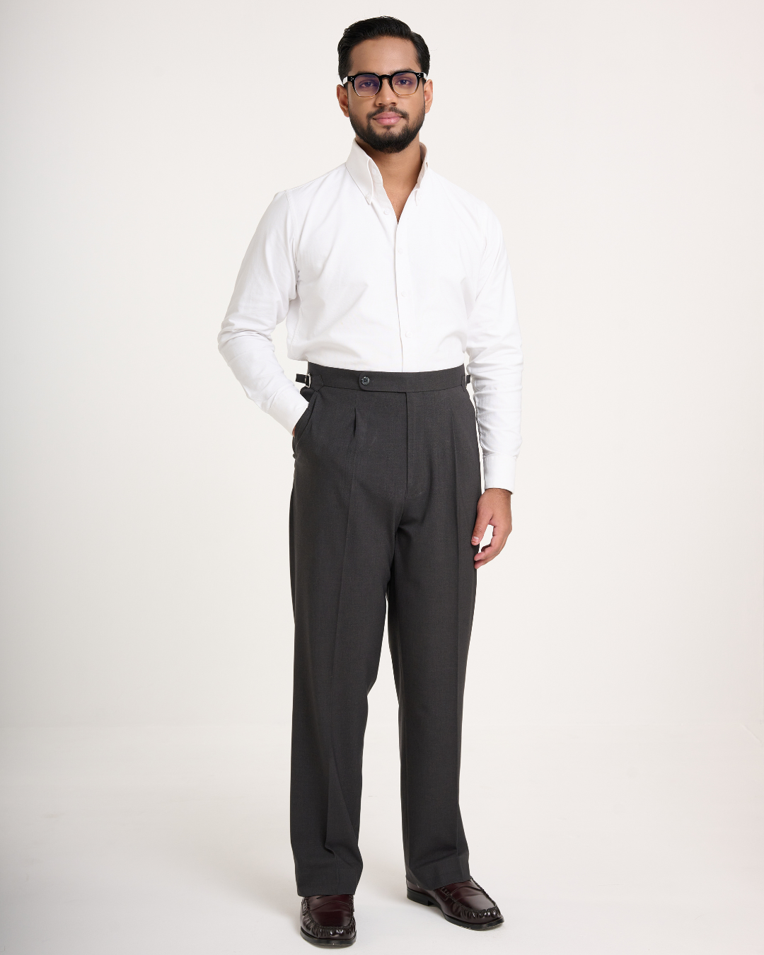 Charcoal Formal Trousers