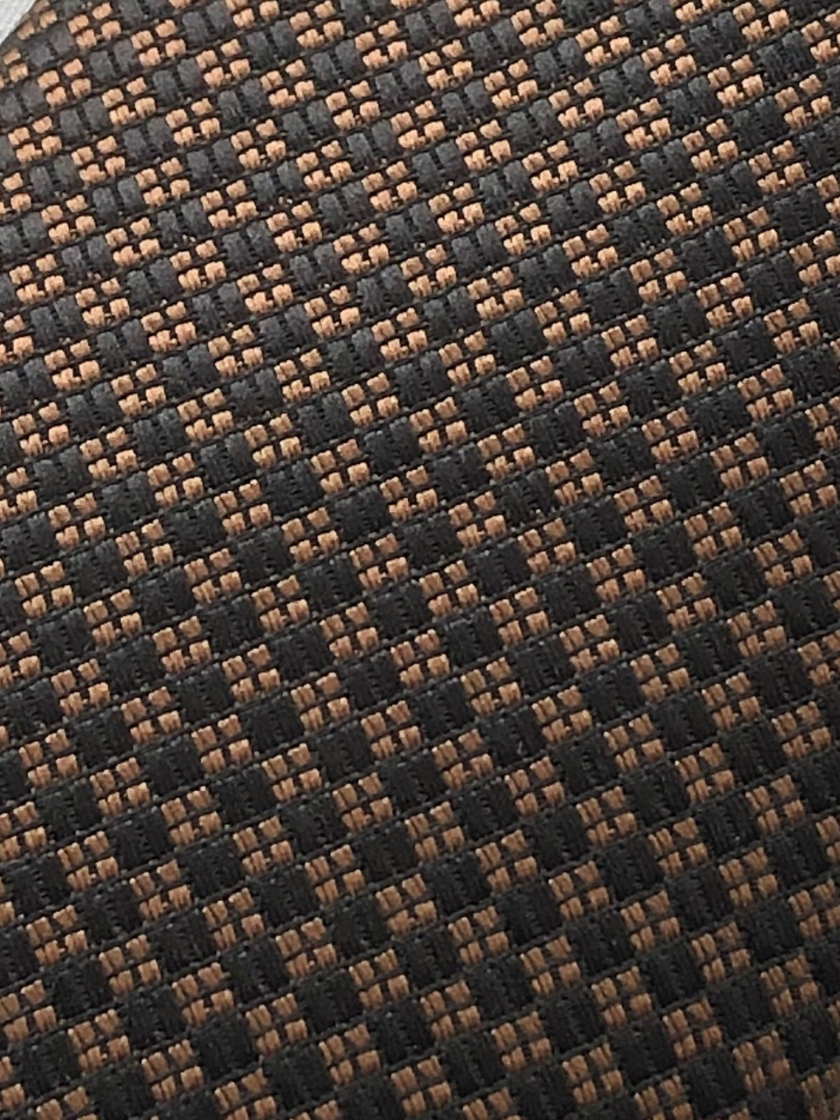 Brown with Black Subtle Pattern Tie