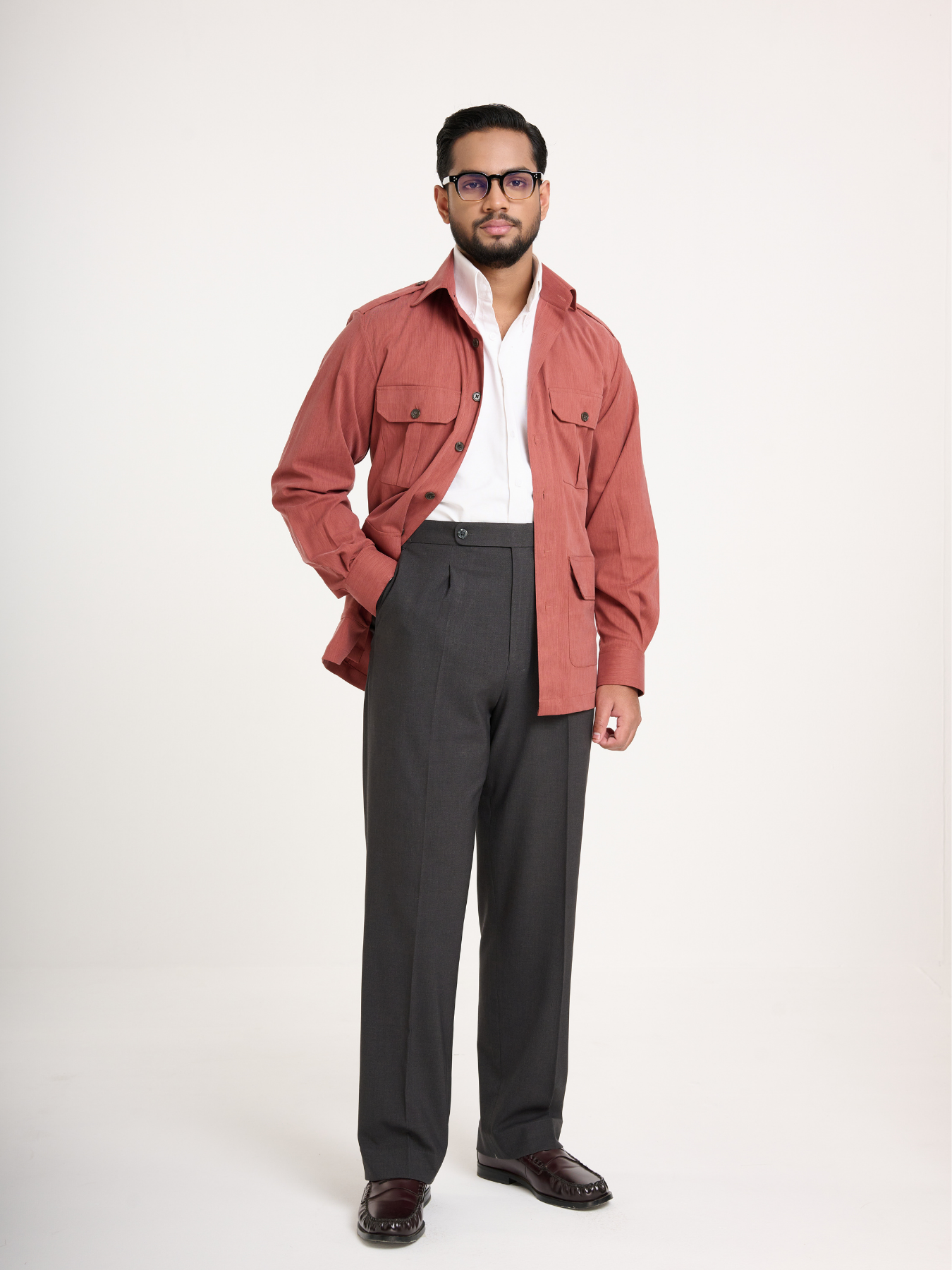 Terracotta Field Shacket