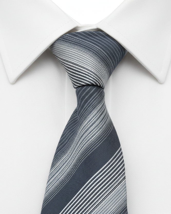 Charcoal Stripe tie